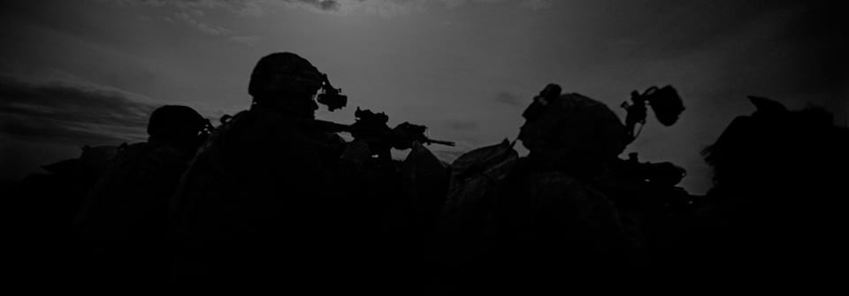 NIGHT VISION PICTURE OF TROOPS