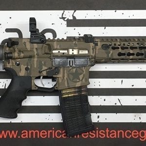 Custom American Resistance Camo Cerakote with Taccon 3MR trigger group, DDC Hard Charger
