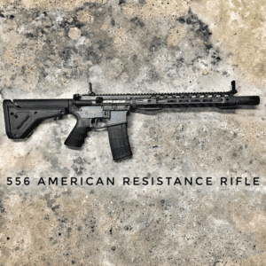 AMERICAN RESISTANCE AR15 CUSTOM RIFLE CHAMBERED IN 556 NATO
