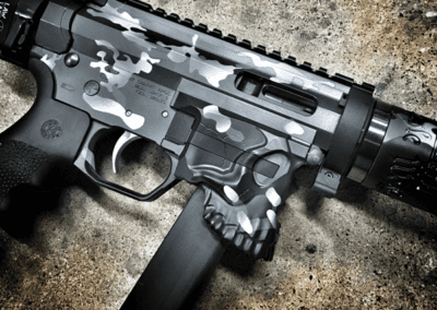 AMERICAN RESISTANCE CUSTOM AR9 WITH THE JACK LOWER AND CUSTOM CERKOTE