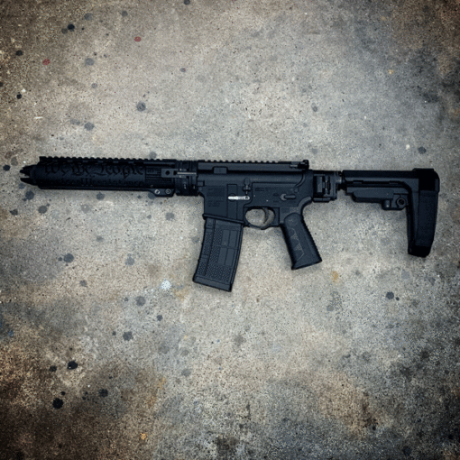 TAKEDOWN AR PISTOL 556/223 W/CRY HAVOC QRB AND LAW TACTICAL GEN3-M