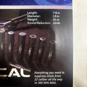 GSL TECHNOLOGY MULTICAL 360 SUPPRRESSOR FOR FIREARMS