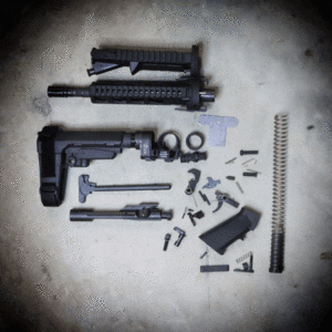 AMERICAN RESISTANCE AR15 BREAKDOWN PISTOL BUILD KIT MINUS LOWER