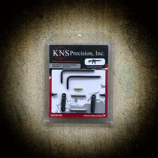 KNS PRECISION NON-ROTATE PINS HAMMER/TRIGGER .154" BLACK
