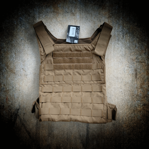 GREY GHOST GEAR MINIMALIST PLATE CARRIER BODY ARMOR CARRIER COYOTE TAN