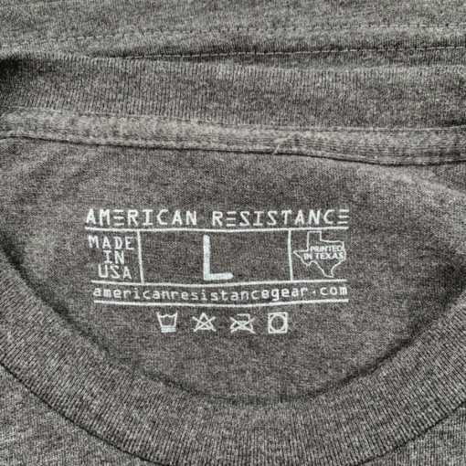 AMERICAN RESISTANCE FLAG TSHIRT MADE IN USA PRINTED IN TEXAS