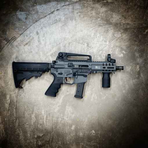 AMERICAN RESISTANCE 9MM AR15 SUB GUN WITH BINARY TRIGGER AND CERAKOTE