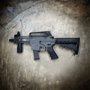AMERICAN RESISTANCE 9MM AR15 SUB GUN WITH BINARY TRIGGER AND CERAKOTE