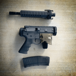 SHARPS BROS' OVERTHROW LOWER WITH CRY HAVOC TACTICAL QRB, LAW TACTICAL, SBA3 BRACE AND CERKAOTE