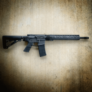 AMERICAN RESISTANCE 16" 556/223 TAKEDOWN RIFLE WITH CUSTOM WE THE PEOPLE HANDGUARD WITH SNIPER GREY CERAKOTE