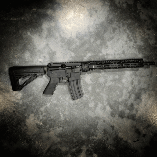 AMERICAN RESISTANCE AR15 TAKEDOWN RIFLE CHAMBERED IN 556/223 WITH CRY HAVOC TACTICAL QRB BARREL SYSTEM