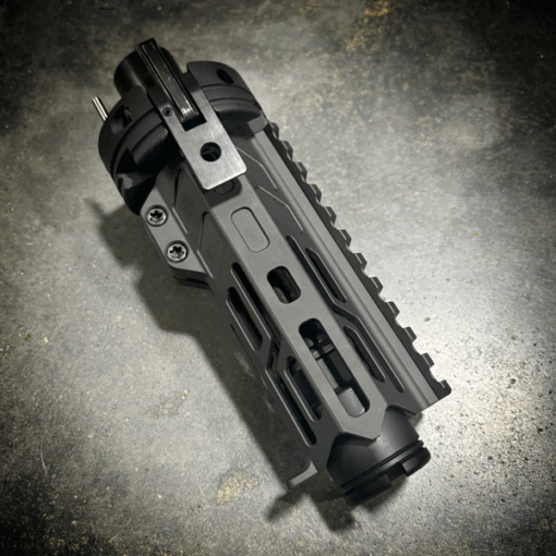 AMERICAN RESISTANCE AND CRY HAVOC TACTICAL QRB 5.5" BARREL ASSEMBLY WITH 1" FLASH CONE, AND 4.4" MLOK HANDGUARD.