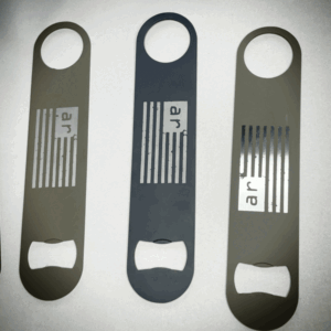 CERAKOTE ON BOTTLE OPENERS WITH American Resistance FLAG