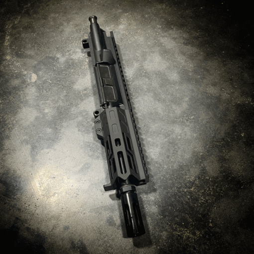 American Resistance AR9 PCC UPPER WITH 5.5" BARREL, 4.4" MLOK HANDGUARD, AND EXTENDED FLASH HIDER