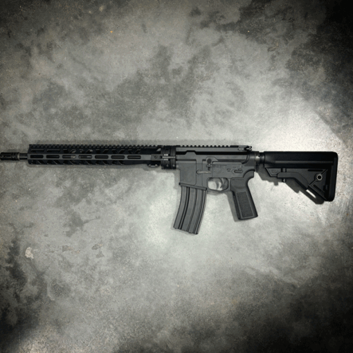 AMERICAN RESISTANCE AR15 TAKEDOWN RIFLE WITH 16" BARREL, 13" MLOK HANDGUARD, CRY HAVOC TACTICAL QRB, B5 SYSTEMS STOCK AND GRIP, BILLET RECEIVERS