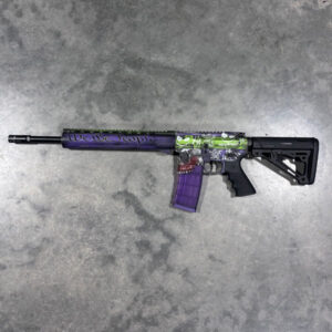 american resistance custom ar15 build with custom cerakote on sharps bros "jack" lower receiver.